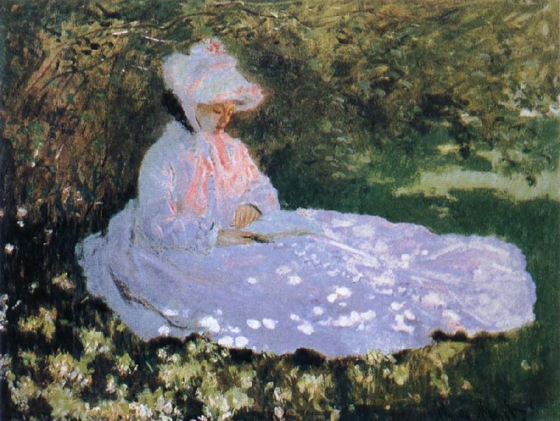 Claude Monet The Reader Norge oil painting art